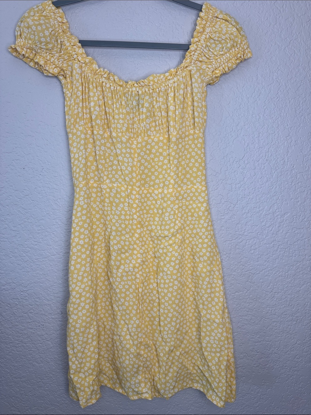 NEW With Jean Isabelle Mini Dress Daisy Lemon - Small - Picture 7 of 8